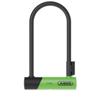 ABUS U-Lock 410K Ultra for Bicycle and e-Scooter - Handy and Robust Bicycle Lock with Practical Holder for Transport on The Bicycle - Bicycle Accessories - Variant 150HB140, Green + Cobra 10/120