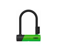 ABUS U-Lock 410K Ultra for Bicycle and e-Scooter - Handy and Robust Bicycle Lock with Practical Holder for Transport on The Bicycle - Bicycle Accessories - Variant 150HB140, Green