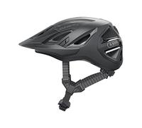 ABUS Urban-I 3.0 ACE city helmet - sporty bike helmet with rear LED light, extended visor and magnetic closure - for men and women - black, size S