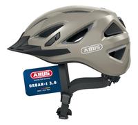 ABUS Urban-I 3.0 city helmet - bike helmet with rear light, peak and magnetic fastener - for men and women