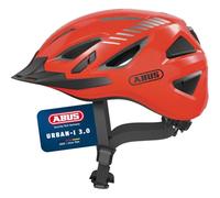 ABUS Urban-I 3.0 city helmet - bike helmet with rear light, peak and magnetic fastener - for men and women