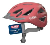 ABUS Urban-I 3.0 city helmet - bike helmet with rear light, peak and magnetic fastener - for men and women