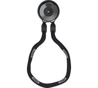 ABUS wall anchor WCH + chain ACH 9KS - for theft protection of bicycles and motorbikes in garages, cellars or in front of the house - security level 13-110 cm long chain