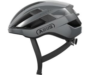 ABUS WingBack Racing Bicycle Helmet - Simple Helmet for Sporty Riding in Everyday Use and Leisure Time for Adults and Teenagers - Grey, Size L