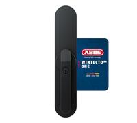 ABUS WINTECTO One Window Drive - Smart with Alarm No Drilling - Black | Smart Window Handle for Window, Balcony & Patio Door - App Control, 3D Alarm Sensor, 110 dBA, Keyed Alike