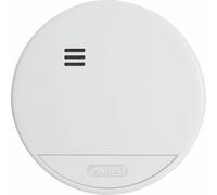 ABUS RWM165 wireless smoke detector, with 10-year battery, 12 detectors can be networked, Q-Label and DIN EN14604, 85 dB alarm, white