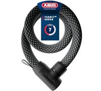 ABUS Yarnit 4004K Chain Lock - Lightweight Textile Lock for Safety on Bicycle and E-Scooter - Flexible Bicycle Lock with Security Level 7 - Length 85 cm, Black