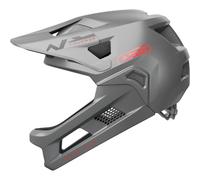 ABUS YouDrop FF Kids Full Face MTB Helmet in Ti Silver - 48-55cm