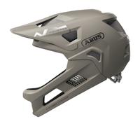 Abus YOUDROP Full-Face Kids MTB Helmet - Dust Grey / 48cm / 55cm