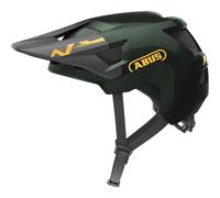 ABUS MTB Helmet YouDrop - Mountain Bike Helmet for Kids and Teens for Day-to-Day Use or Off-Road Touring with Space for a Ponytail - green, Size S