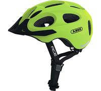 ABUS Youn-I ACE City Helmet - Modern Bicycle Helmet for Daily Use - for Women and Men - Signal Yellow, Size M