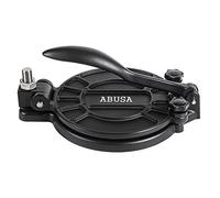 ABUSA Thickness Adjustable Tortilla Press 8 Inch Tortilla Maker Black - Roti, Dough Press, Dosa, Tawa, Tamale, Pizza, Pie, Patty (Extra Oil Paper or Patty Paper needed)