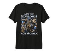 Abuse Steroids Not Women Bodybuilder Bootleg Premium T-Shirt