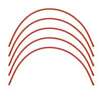 Abustle pig 5 Pieces Lamb Feeding Tubes, Red Flexible Rubber Replacement Tubing Supplies for Lamb,Sheep,Piglet,Rabbit,Puppy Feeding (16 Inch x 16FR) (5 Pack, 14 FR)