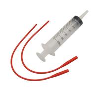 Abustle pig Lamb and Goat Kid Feeding Kit 2-Tube (16 FR), 1-Syringe 60ml Reusable Drench Goat Syringe for Lamb, Dog, Sheep,Piglet,Rabbit Feeding (16''L Red Tube)