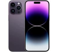 ABUSVEX Back Glass for iPhone 14 Pro Max Deep Purple | Original Replacement All Carriers Pre Installed Adhesive Repair 14 Pro Max Tool