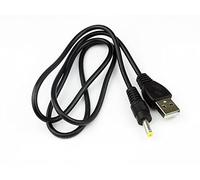 Abuycs 5V 1A USB 2.0 to 4.0mm x 1.7mm DC Barrel Jack Charger Power Cable Adaptor 80cm/ 200cm Black (4mmx1.7mm) (80)