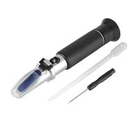 Abuycs Wine Refractometer for Testing Grape Wine Brewing, Wine Making, Measuring Sugar Content in Original Grape Juice, Predicting The Wine Alcohol Degree, Dual Scale of 0-40% Brix & 0-25% vol Alcohol