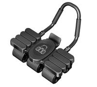 abWheel Roller - 39x20x11cm Automatic Rebound 6 Wheel abMachine, ABS Steel abRoller with Phone Holder Core Trainer, Stable Belly Workout Equipment | abRoller for Home Gym Core and Fitness Exercise