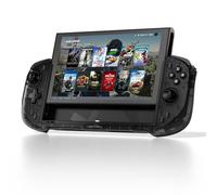 abxylute n6 Switch 2 Controller with Native C Button/Back Buttons & ABXY Remapping, 9-axis Gyro Hall Joystick Symmetrical Linear Motors, Ergonomic Open-Top/One-Piece Replacement Switch Joypad (black)