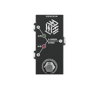 ABY Box Line Selector,SHUAIGUO Guitar Pedals ABY Box Line Selector AB Switch Mini Guitar Effect Pedal Bidirectional Transmission Metal Casing Anti-slip Support A/B or A and B Modes