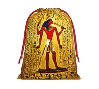 ABYchdd Ancient Egypt Tribe Series Print Drawstring Pouch, Reusable Storage Bag, Present Bag For Christmas & Daily Organizing