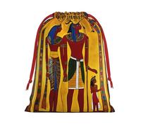 ABYchdd Ancient Egypt Tribe Series Print Drawstring Pouch, Reusable Storage Bag, Present Bag For Christmas & Daily Organizing