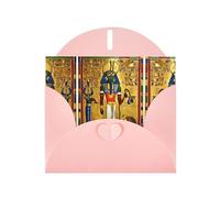 ABYchdd Ancient Egypt Tribe Series Print Greeting Cards, Holiday Cards With Envelopes, For Christmas, Birthday, Anniversary