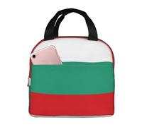 ABYchdd Bulgarian Flag Print Insulated Lunch Bag For Women And Men, Reusable Lunch Box For Work Picnic