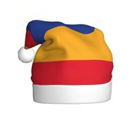 ABYchdd Flag Of Armenia Print Adult Christmas Hat, Polyester Xmas Hat With For Holiday Parties, New Year Festive