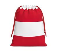ABYchdd Flag Of Monaco Print Drawstring Pouch, Reusable Storage Bag, Present Bag For Christmas & Daily Organizing