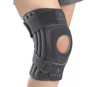 ABYON ELITE Knee Support for Men & Women with 4-way Adjustable Non-Slip Strap System and Side Stabilizers Knee Brace for Knee Pain Support,Arthritis, ACL, Meniscus Tear, Runners Knee, Walking