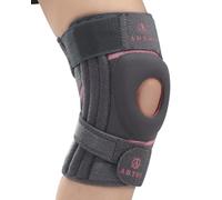 ABYON ELITE Knee Support for Men & Women with 4-way Adjustable Non-Slip Strap System and Side Stabilizers Knee Brace for Knee Pain Support,Arthritis, ACL, Meniscus Tear, Runners Knee, Walking
