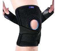ABYON Knee Support for Men and Women, Adjustable Non-Slip Knee Brace with Side Stabilizers and Open Patella Gel Pad for Arthritis, Meniscus Tears, LCL/MCL/ACL Ligament Joint Pain (4XL/5XL)