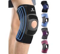 ABYON Knee Support for Men & Women Arthritis, Meniscus Tear, ACL, Knee Brace with Triple Side Stabilizers and Adjustable 360° Wraparound Strap for Maximum Knee Pain Support and Fast Recovery