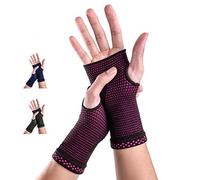 ABYON Wrist Supports 2 Pack for Left and Right Hand, Wrist Brace Compression Sleeves for Carpal Tunnel and Wrist Pain Relief, Tendonitis, Arthritis, Sports, Typing