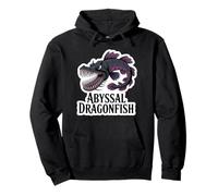 ABYSSAL DRAGONFISH Monster Fish Angler Mythical Creature Pullover Hoodie