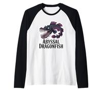 ABYSSAL DRAGONFISH Monster Fish Angler Mythical Creature Raglan Baseball Tee