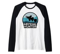 ABYSSAL Hunter Fish Species Ocean Life Marine Biology Raglan Baseball Tee