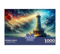 Abyssal Lighthouse 1000 Pieces Jigsaw Puzzles for Adults Fun, Challenging & Brainteasing Birthday Gifts for Women And Man Art Colorful DIY Craft 38x26cm/1000pcs