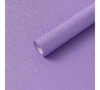 Abyssaly Self Adhesive Wallpaper Purple Sticky Back Plastic Roll Removable Wallpaper Peel and Stick Vinyl Paper 40cm x 300cm for Decoration Kitchen Worktop Covering Furniture Stickers