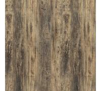 Abyssaly Wood Effect Vinyl Wrap Self Adhesive Wallpaper for Furniture, Dark Oak Wood Effect Sticky Back Plastic Roll, Brown Removable Wallpaper for Kitchen Worktop, Wall, 30cm X 200cm