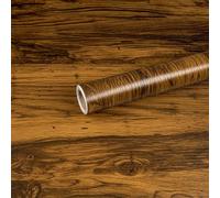 Abyssaly Wood Effect Vinyl Wrap Self Adhesive Wallpaper, Oak Wood Sticky Back Plastic Roll, Vintage Removable Peel and Stick Wallpaper for Kitchen Worktop, Wall, Furniture 30cm X 200cm