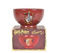 Abysse Corp Harry Potter - Cereal Bowl - Gryffindor - Bowl Crest Logo - Ceramic Cereal Bowl - Bowl Quidditch Captain - Red