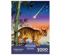 Abyssinian Cat 1000-Piece Jigsaws Puzzles for Adult Challenging Puzzle Games Fun, Challenging & Brainteasing Games Gifts for Men And Women Home Decoration Puzzle 70x50cm/1000pcs