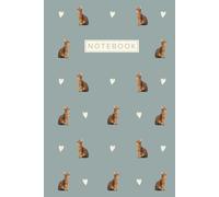 Abyssinian Cat Notebook: Cute Aesthetic Lined Journal for Abyssinian Cat Lovers & Owners | Blue Green Hardcover