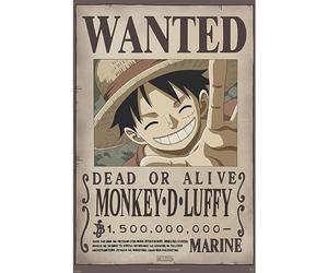 ABYstyle ABYDCO583 One Piece Wanted Luffy New 2 61 x 91.5cm Maxi Poster