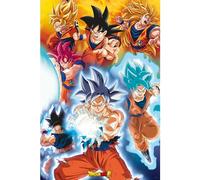 ABYstyle ABYDCO741 Dragon Ball Goku's transformations 61 x 91.5cm Maxi Poster