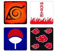 ABYstyle Abysse America Naruto Shippuden - 4 Piece Coaster Gift Set