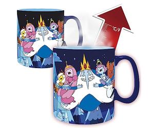 ABYstyle Adventure Time Ice King & Princesses Heat Change 460ml Ceramic Magic Mug